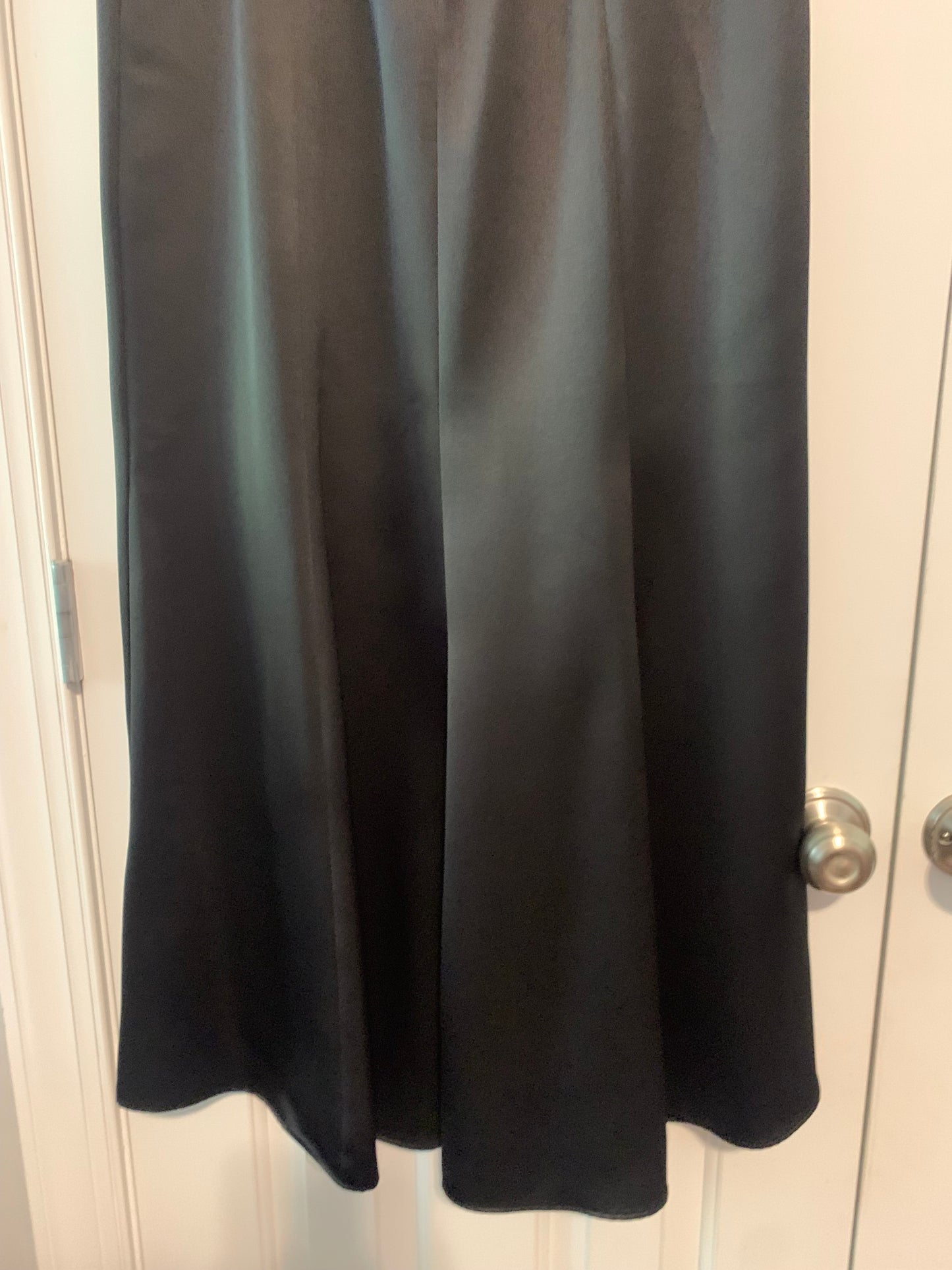 Alex Evenings Black Long Dinner Skirt Size S