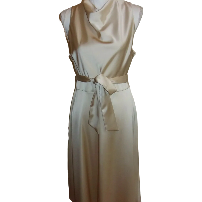 Antonio Melani Satin Drape Dress Size 8  ReThreads.shop