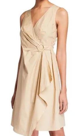 Donna Karan Faux Wrap Dress Size 4  ReThreads.shop