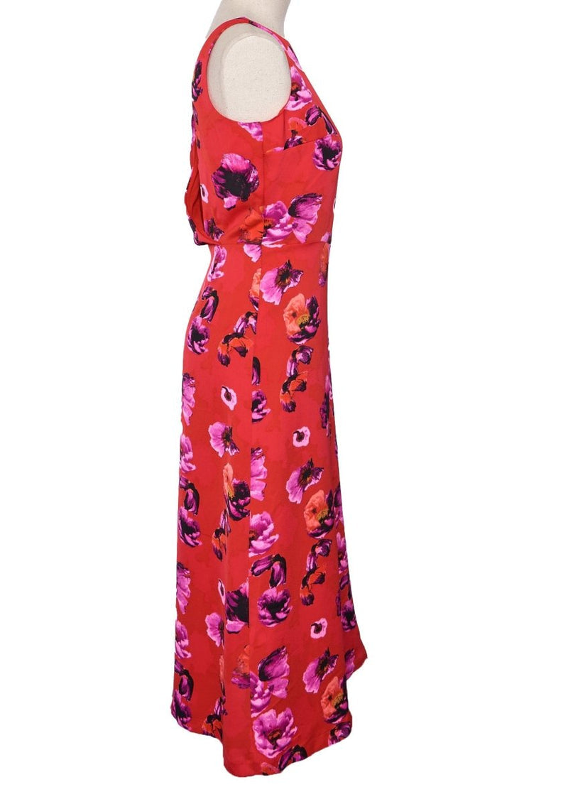 Banana Republic Floral Red Dress Size 0