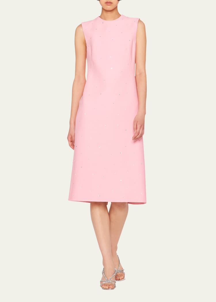 Jessica Howard Pink Linen Sheath Dress 12P