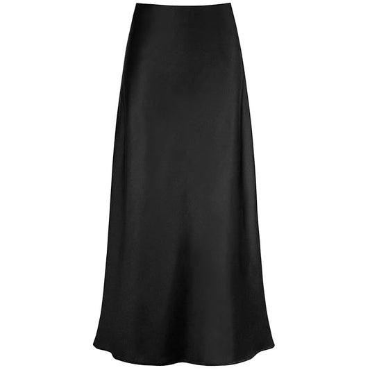 Alex Evenings Black Long Dinner Skirt Size S