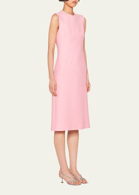 Jessica Howard Pink Linen Sheath Dress 12P