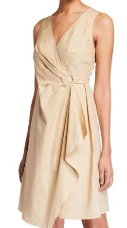 Donna Karan Faux Wrap Dress Size 4