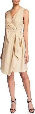 Donna Karan Faux Wrap Dress Size 4