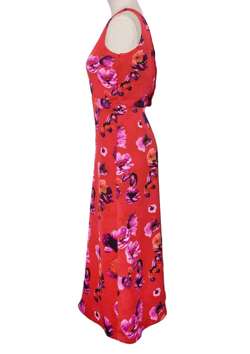 Banana Republic Floral Red Dress Size 0